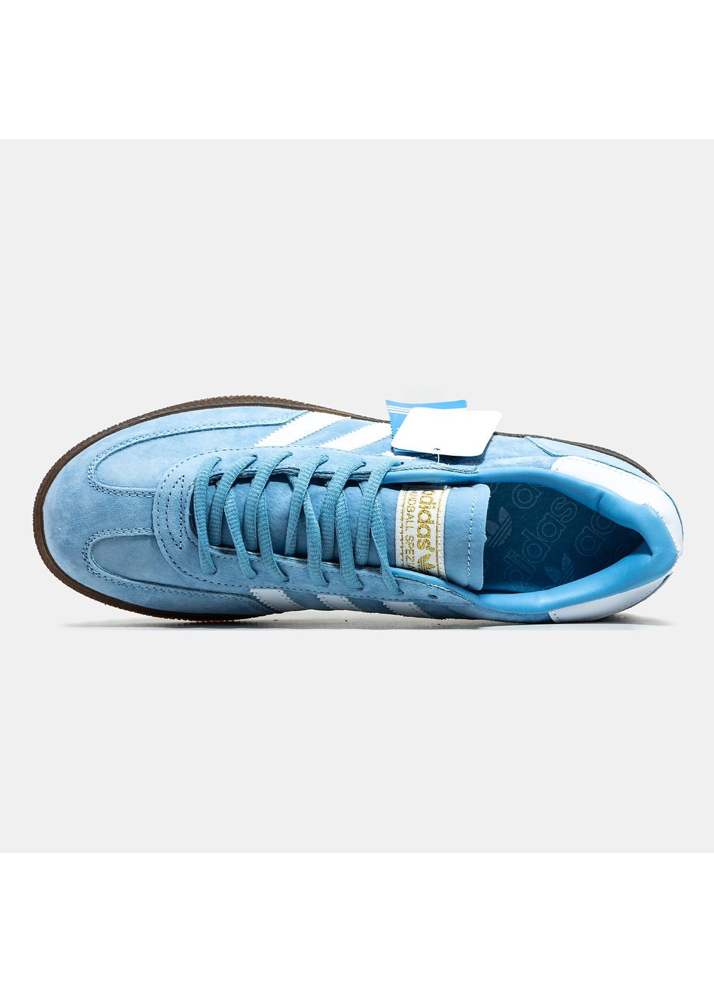 Білі Осінні кросівки чоловічі adidas spezial handball blue white адідас спеціал No Brand