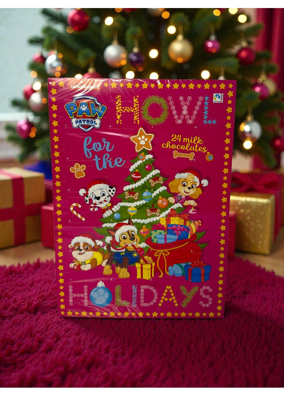 Адвент-календар Paw Patrol Holidays Advent Calendar 50 г No Brand (369943861)