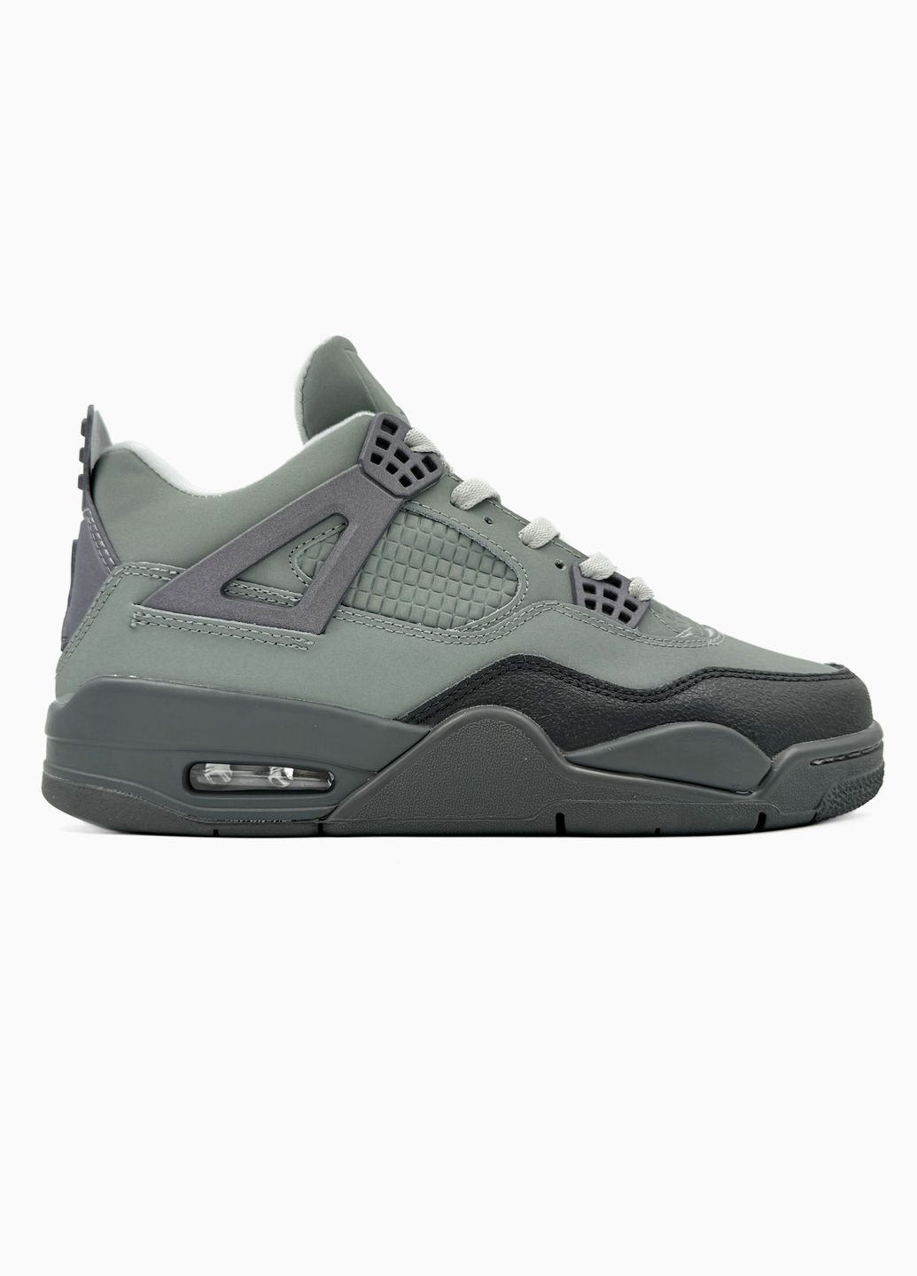 Кросівки жіночі і чоловічі Nike Air Jordan 4 Retro grey | Найк Аір Джордан 4 сірі No Brand сірі демісезони (316231436)