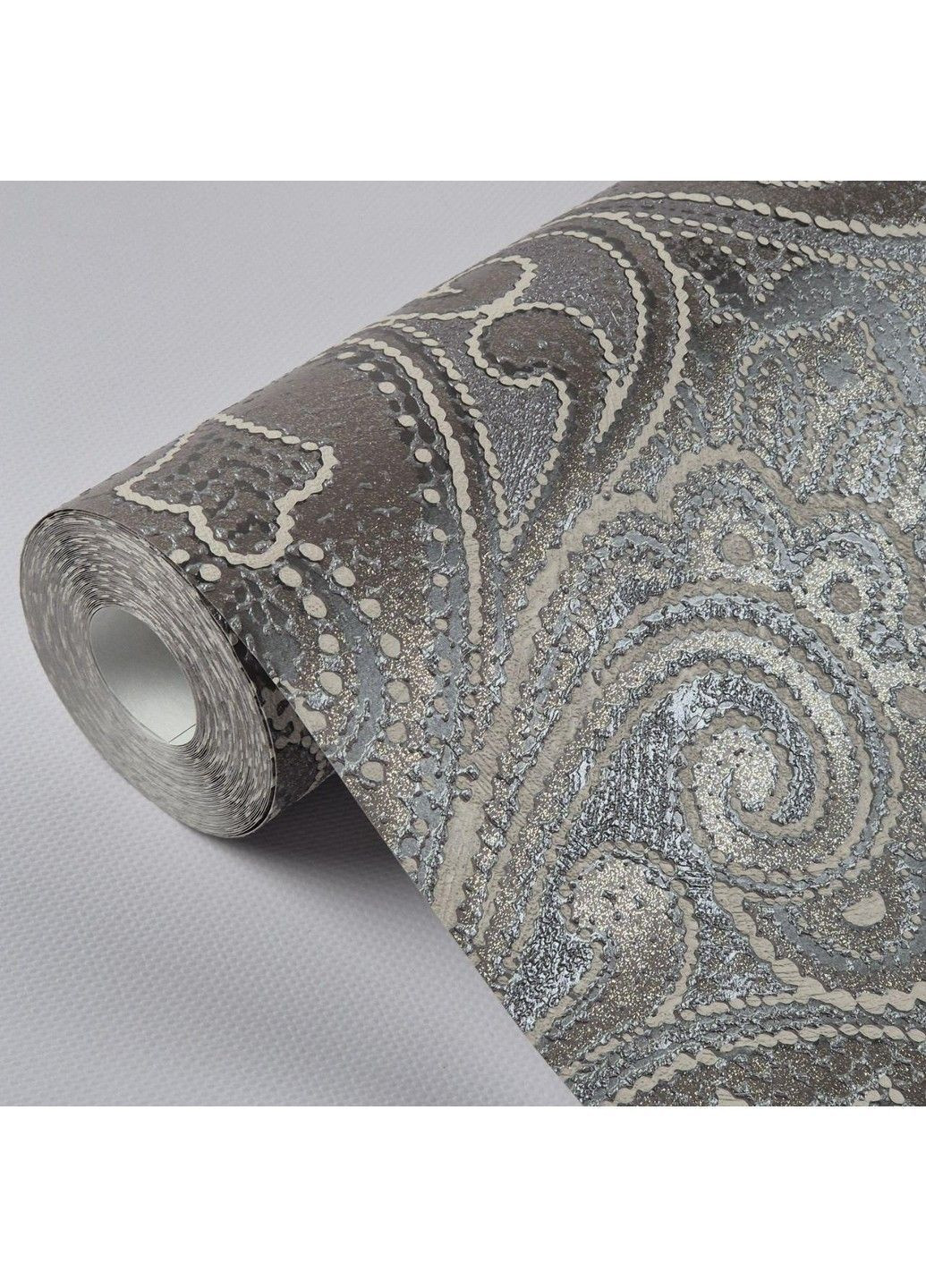 Обои виниловые на флизелине 0.53 × 10.05 м 56824, коричневые — для спальни, гостиной, коридора MARBURG (368895737)