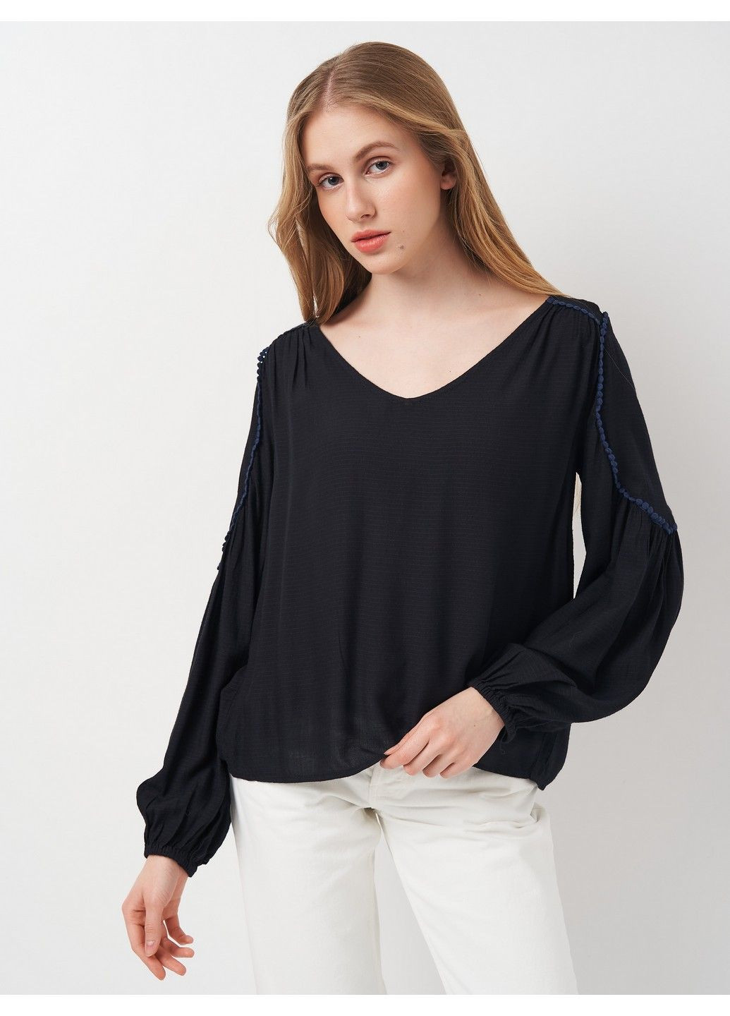 Чёрная блуза H&M