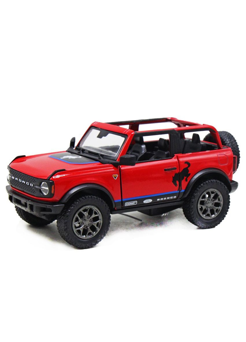 Машинка "Джип Ford Bronco (open top)", червоний Kinsmart (292252003)