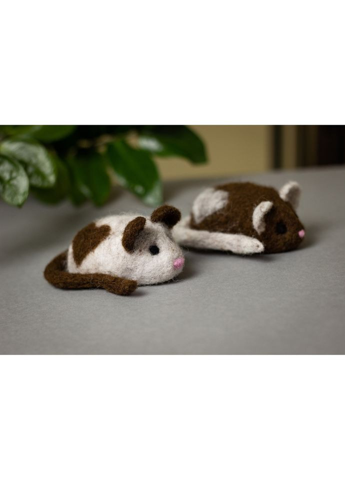 Набор для творчества "Мышки" ВАЛ-009 валяние игрушки No Brand (313286410)