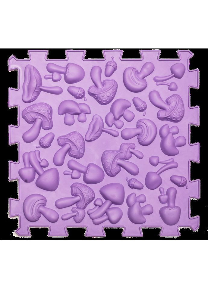 Массажный коврик Ортек Мега Микс Пазлы 14 элементов + 8 Секторов Пастель 28x28 см Ortek (372128902)