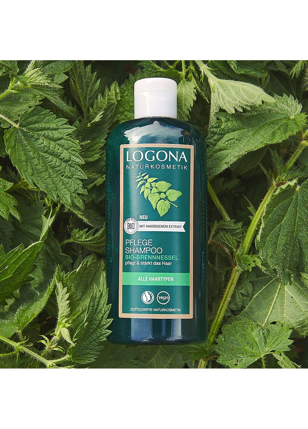 БІО-Шампунь для нормального волосся для щоденного догляду Кропива 250 мл Logona (298055820)