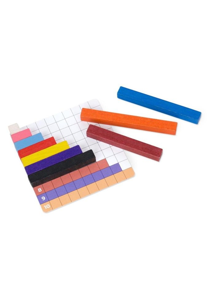 Навчальний набір "Палички для рахунку Кюїзенера" Igroteco 900385, 56 деталей No Brand (330606344)