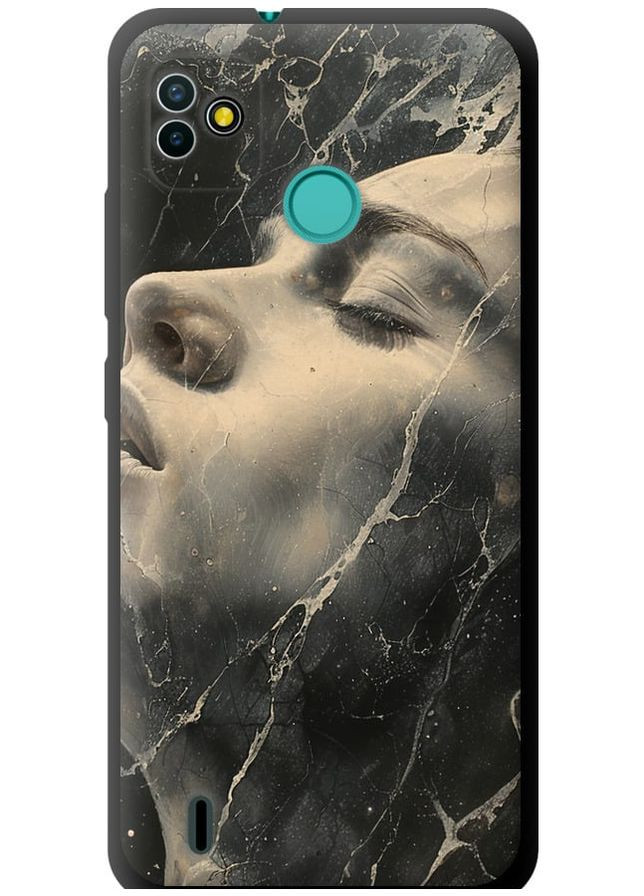TPU чорний чохол 'Мармурова жінка' для Endorphone Tecno Pop 5 BD2p (285707107)