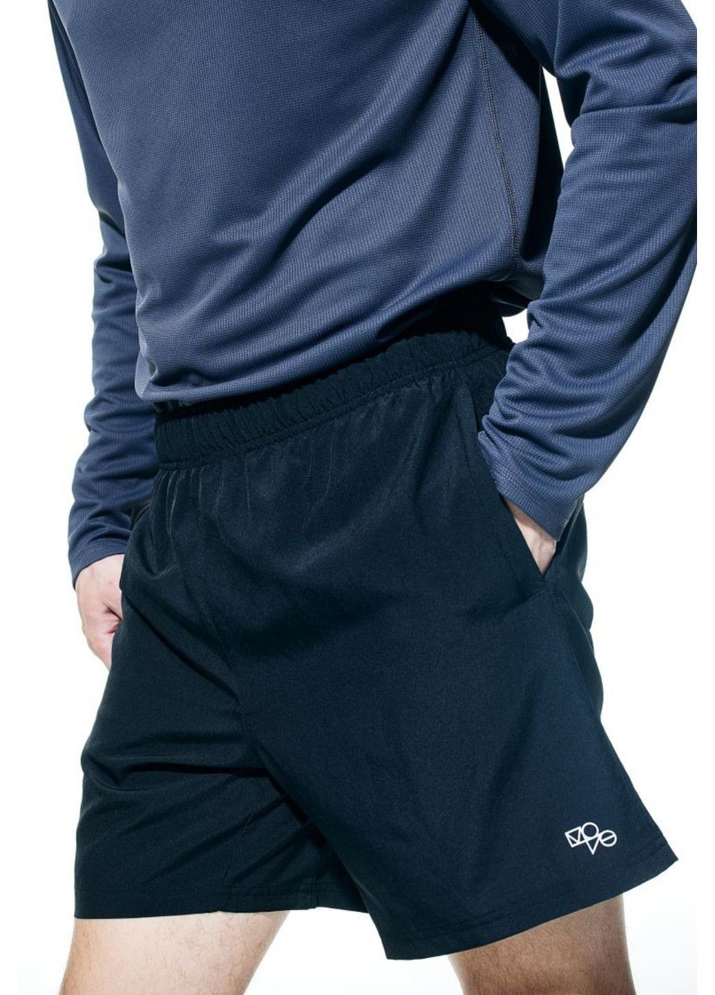 Чоловічі спортивні шорти з кишенями Dry Move Н&М (57030) М Чорні H&M (292784490)