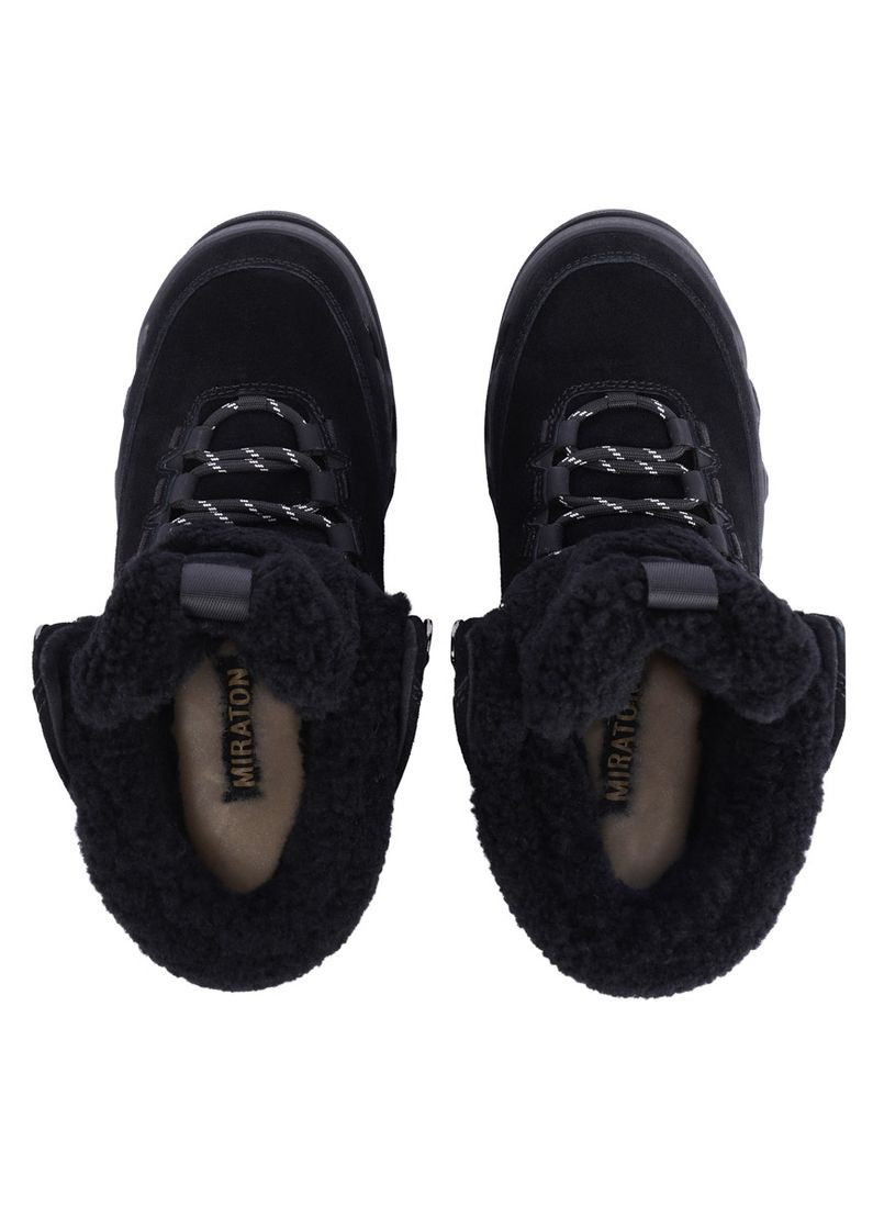 Жіночі Черевики 1158210 Чорний Велюр MIRATON (368754056)