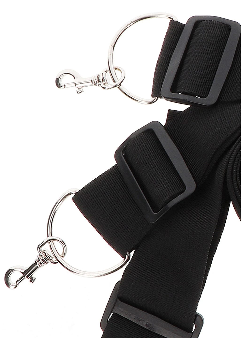 Фіксатори на ліжко з карабінами Bed Restraints чорні - CherryLove Taboom (293293645)