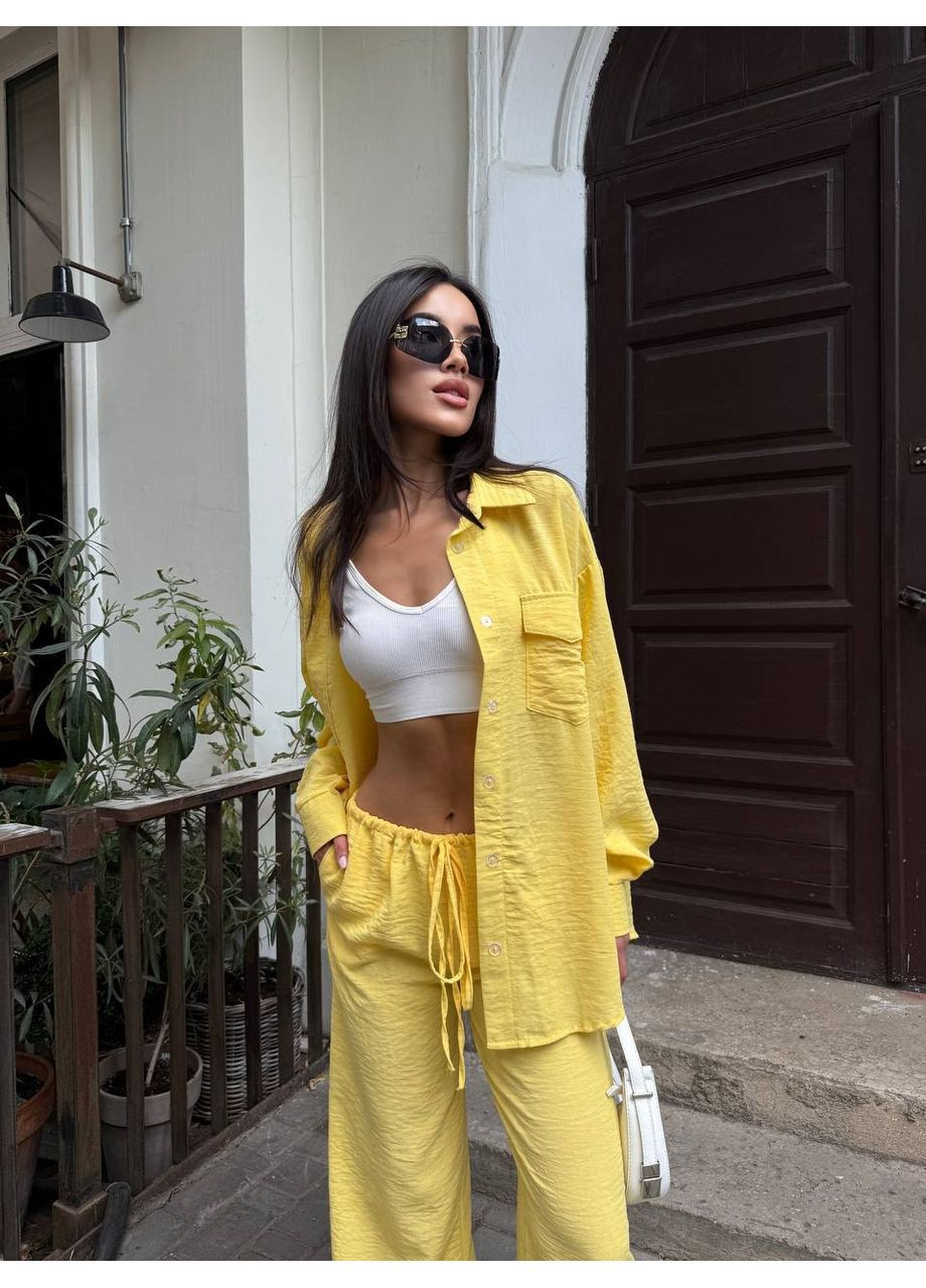 Жіночий літній костюм з льону Бохо Україна (358934253)