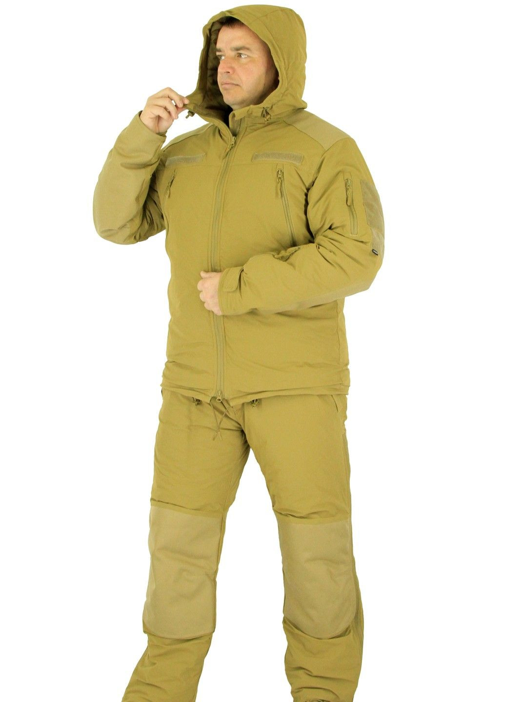 Комплект тактический зимний M-PATROL 4Wstretch coyote (куртка+штаны) M-GEAR