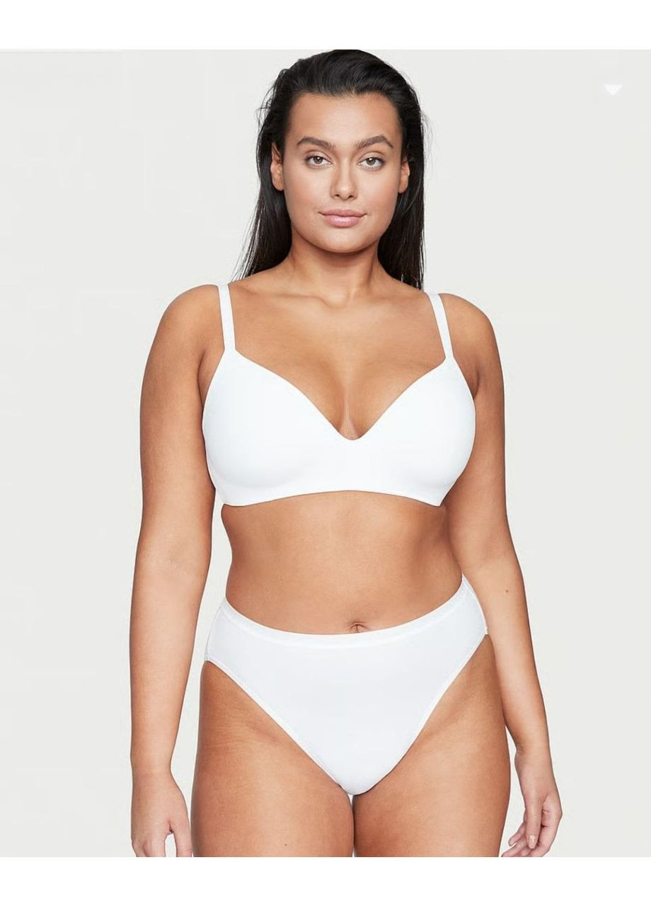Бавовняні трусики бріфи білі М Victoria's Secret труси бріфи (352168575)