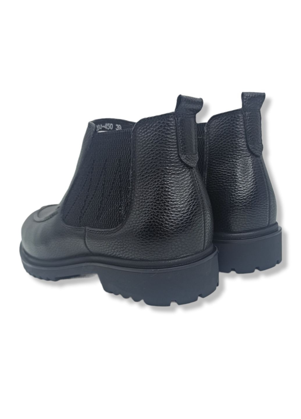 Черные зимние ботинки (р) кожа 0-2-2-am-87m-204-450 Arees Meniwa