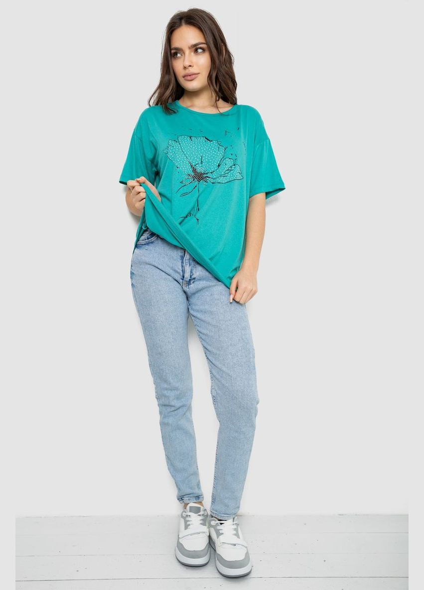 Футболка женская с принтом Ager 244R602 - (319359437)