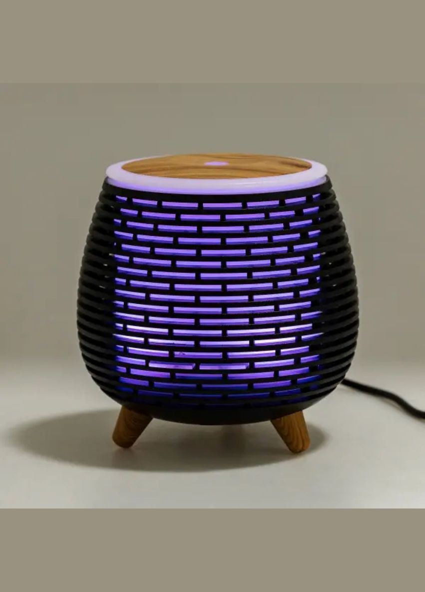 Зволожувач повітря Holdmay Aroma Diffuser 140ml Чорний HPKP6049B Happy Life (369143060)