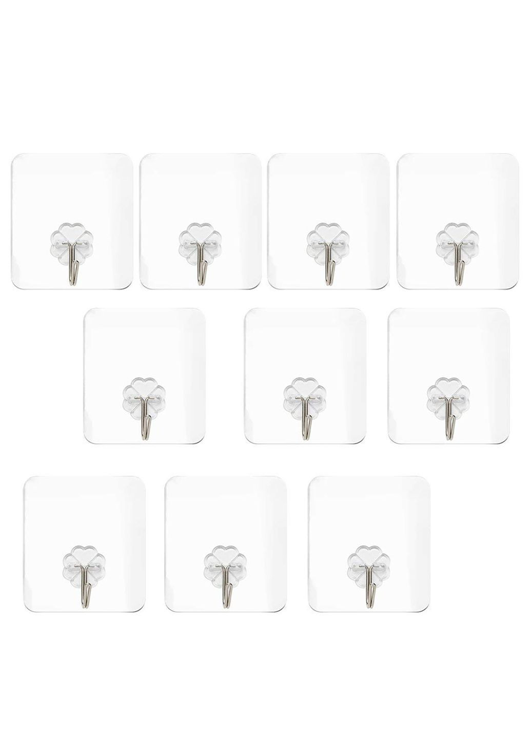 Гачок із нержавіючої сталі на липучці для кухні ванної без свердління стін 5.5x5.5 см Yu Xin (302507476)