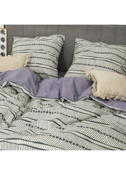 Комплект постільної білизни євро ранфорс 24312 100% бавовна Viluta (361080646)