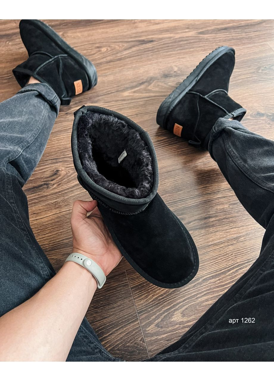 Черные угги мужские black Seven