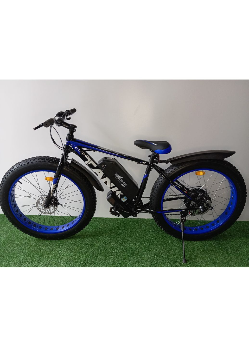 Электровелосипед Tank 26",рама 19,двигатель 1200w,21 Ah аккумулятор,,зеленый,красный, Cross (372113788)