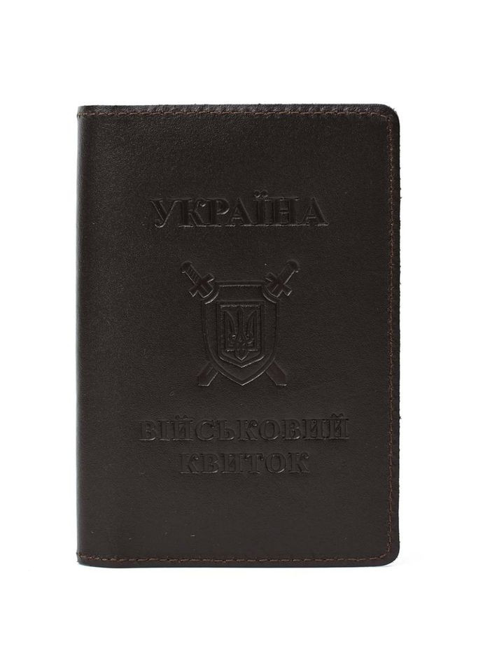 Шкіряна обкладинка на військовий квиток Lim-3993GC коричнева LIMARY (315772089)