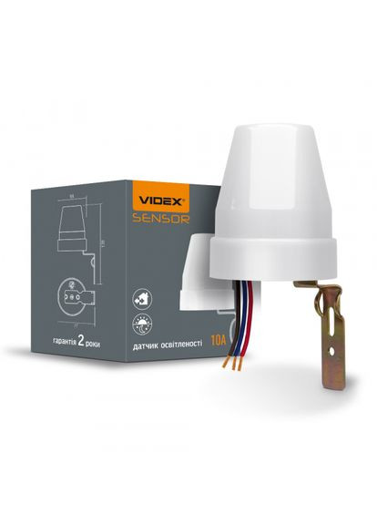 Датчик освещенности VLSN02 10A 220V фотометрический (VL-SN02) Videx (315831787)