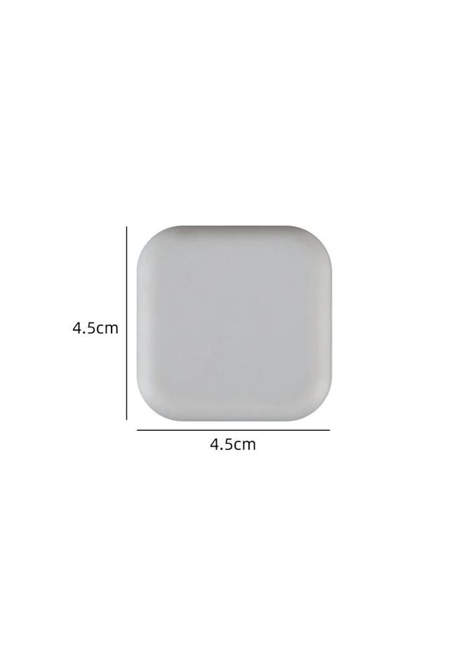 Самоклеючий силіконовий протиударний стопер для дверей сірий квадрат 45*45 мм ( TA0029_1 ) No Brand (315885602)