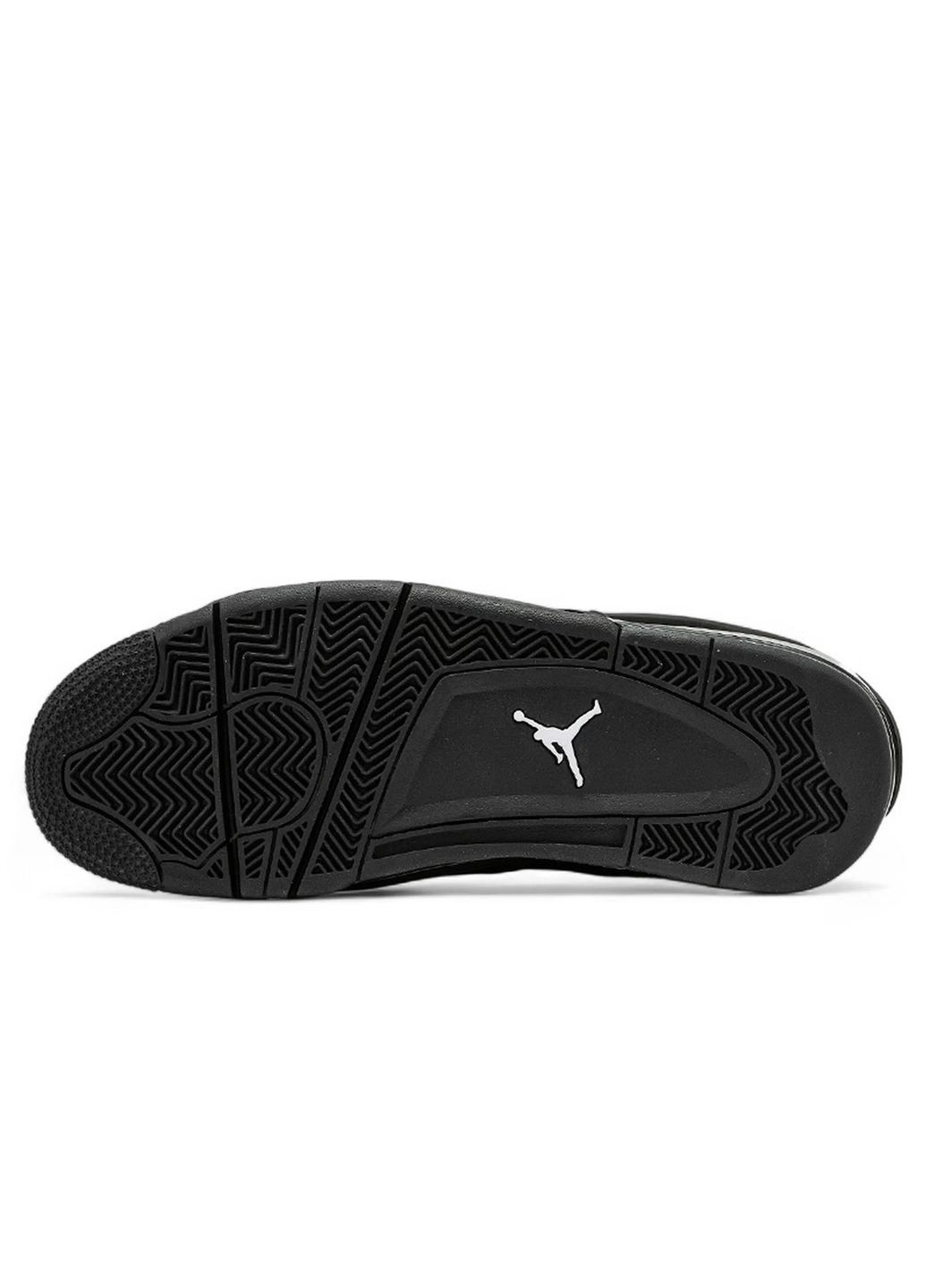 Черные демисезонные кроссовки мужские 4 rm black cat (fq7939-004) Jordan