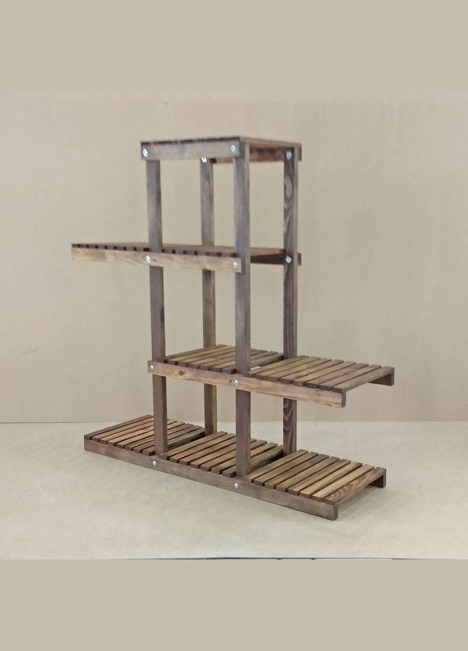 Підставка для квітів з дерева Гасконь капучино (ЦВТ-0023009) No Brand (328226358)