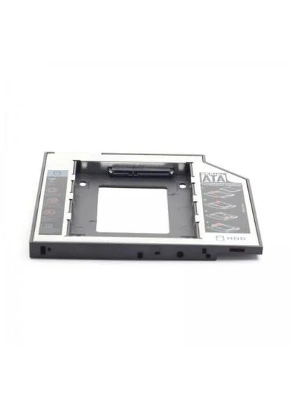 Шасси для ноутбука, Black, 9.5 мм, для SATA 2.5", алюминиевый корпус (MF-95-01) MF-95-01 Gembird (395351903)