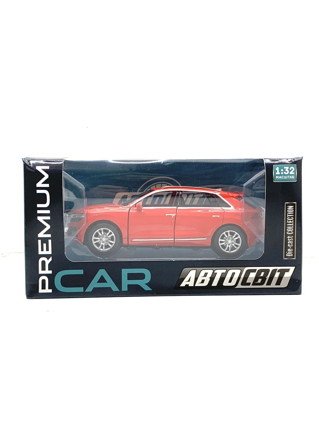 Машина Автосвіт Audi Q8 інерційна масштаб 1:32 відчиняються двері капот багажник 15 см Червона (AP-1732) No Brand (302215341)