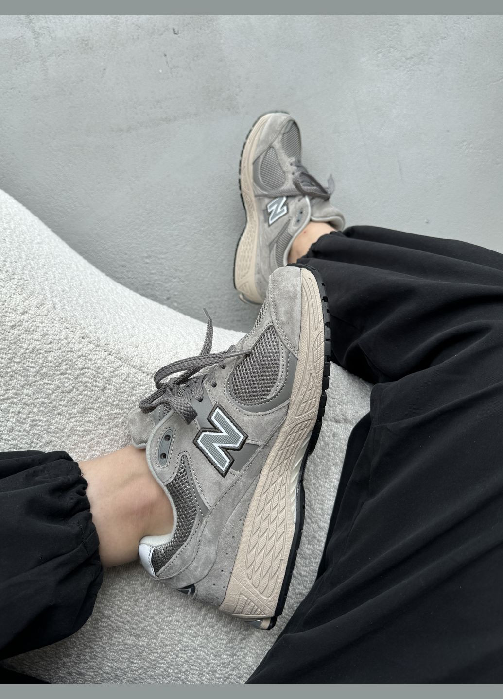 Кросівки жіночі і чоловічі New Balance 2002R gray | Нью Беланс 2002R сірі No Brand сірі демісезони (316504473)