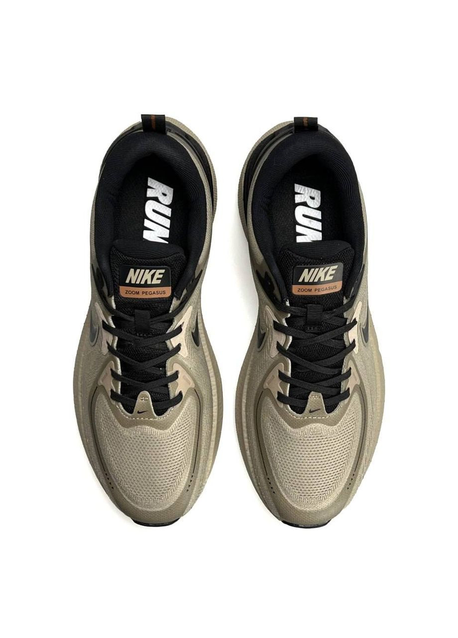 Коричневі Літні кросівки чоловічі No Brand Air Zoom Pegasus Sand Black