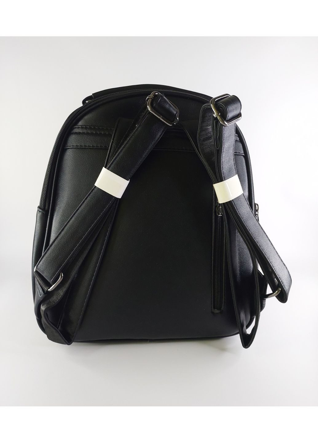 Рюкзак жіночий місткий з екошкіри на два відділення чорний Karlos Marconi (354333307)