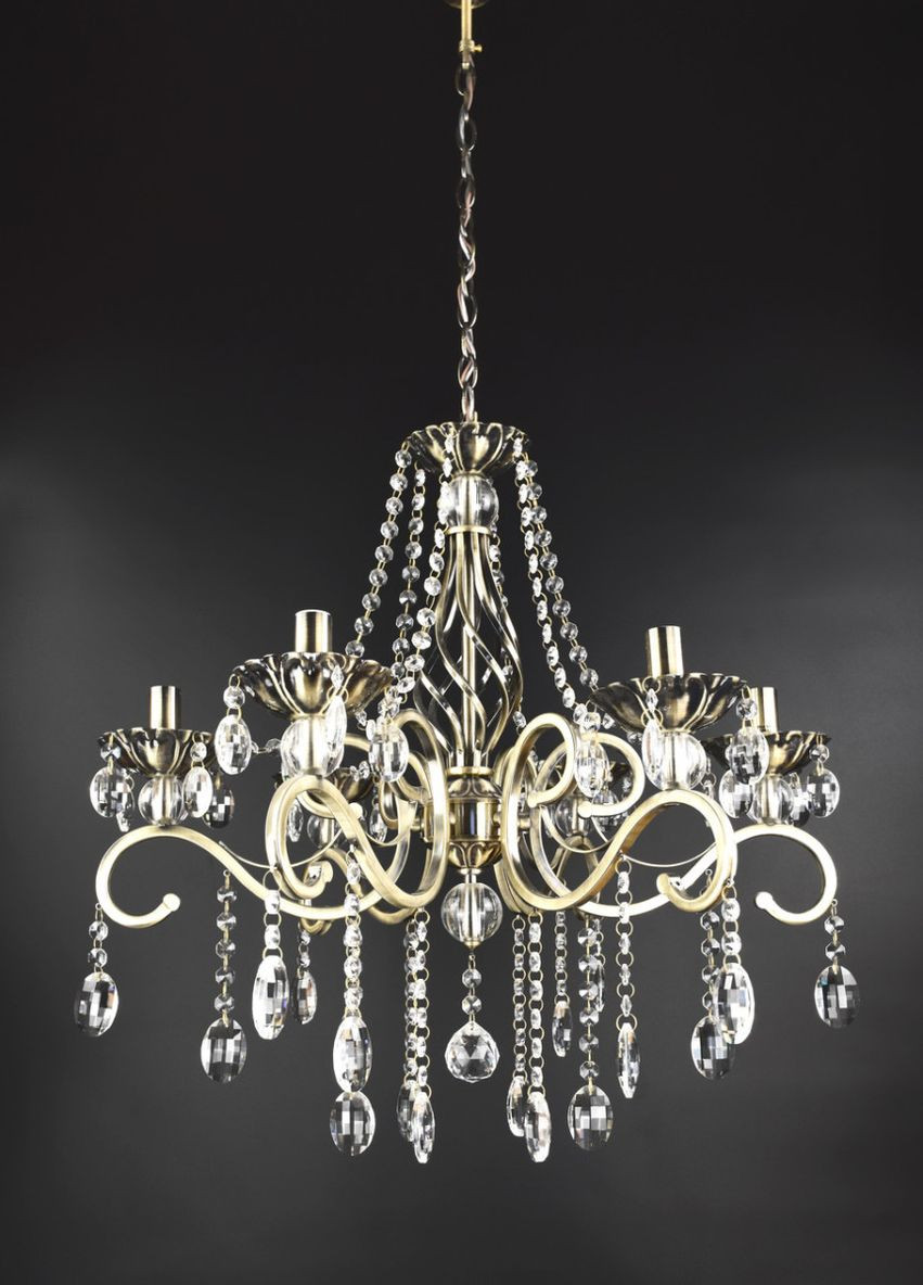 Люстра свеча 25887 Бронза 60-100х58х58 см. Sunnysky (364493814)