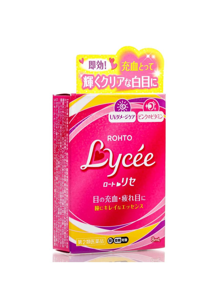 Капли от усталости и покраснения глаз Lycee Eye Drop Rohto (372596121)