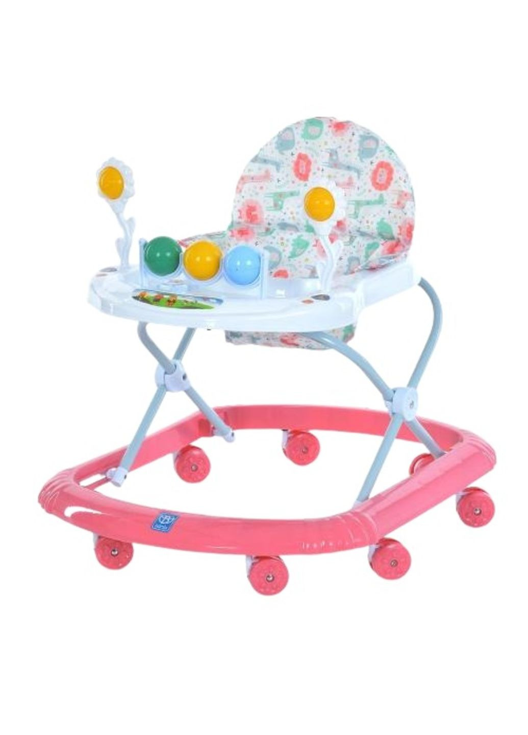 Ходунки детские музыкальные M 5033-1 Малиновый Bambi (360999445)