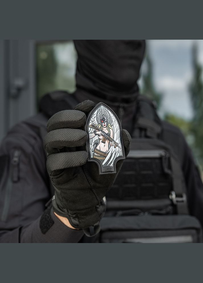 Нашивка Пика Валькирия PVC печать Black M-TAC (315047848)