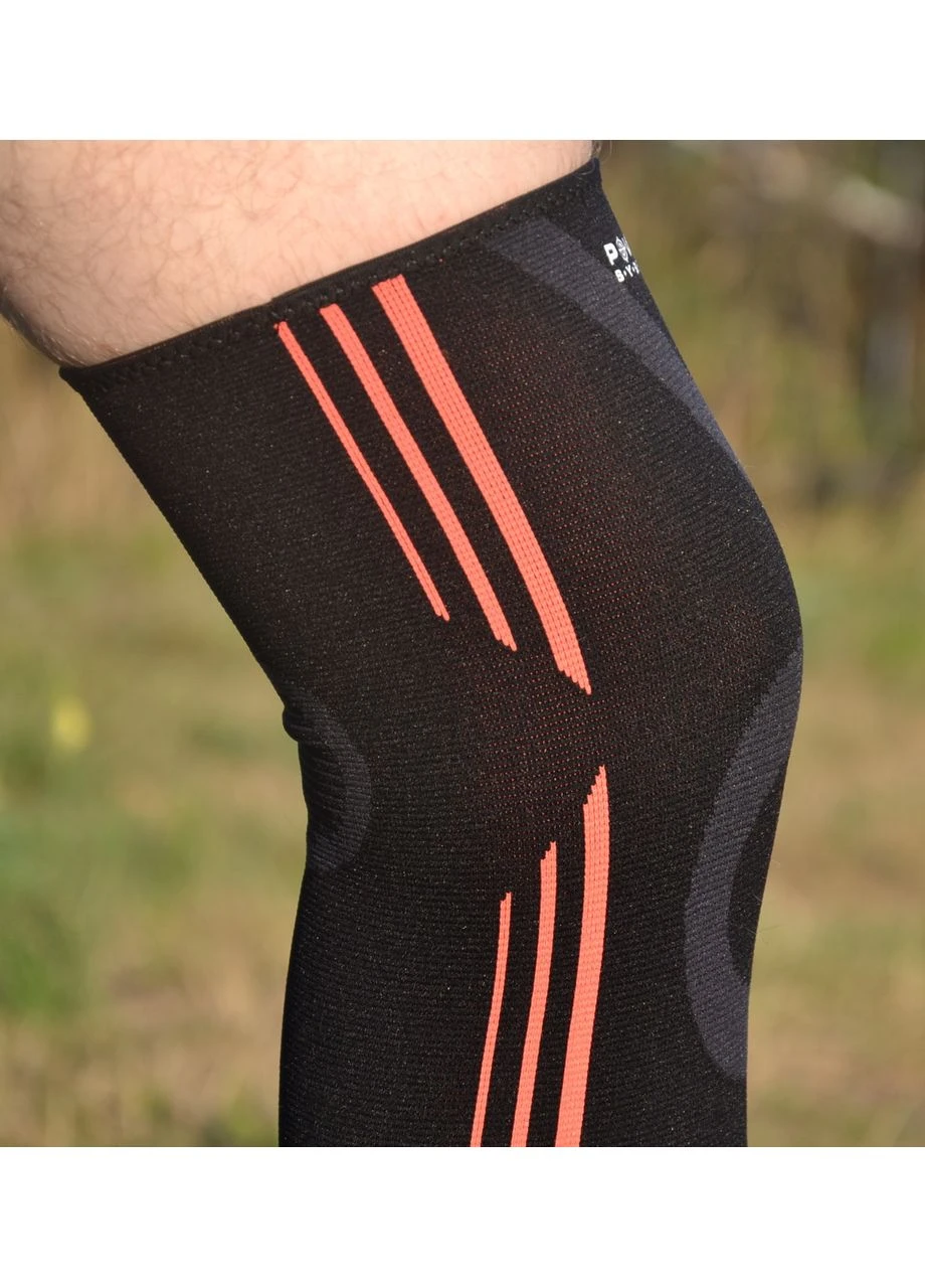 Наколенники PS-6021 Knee Support Evo Black/Orange (пара) Power System (397604595)