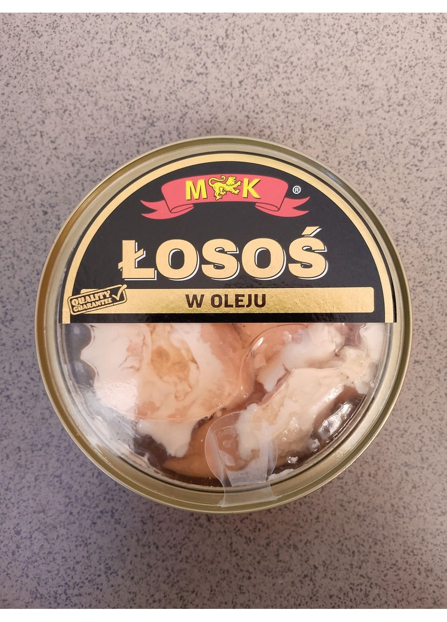 Лосось в олії Losos` з прозорою кришечкою 96/160 грам MK (366215425)