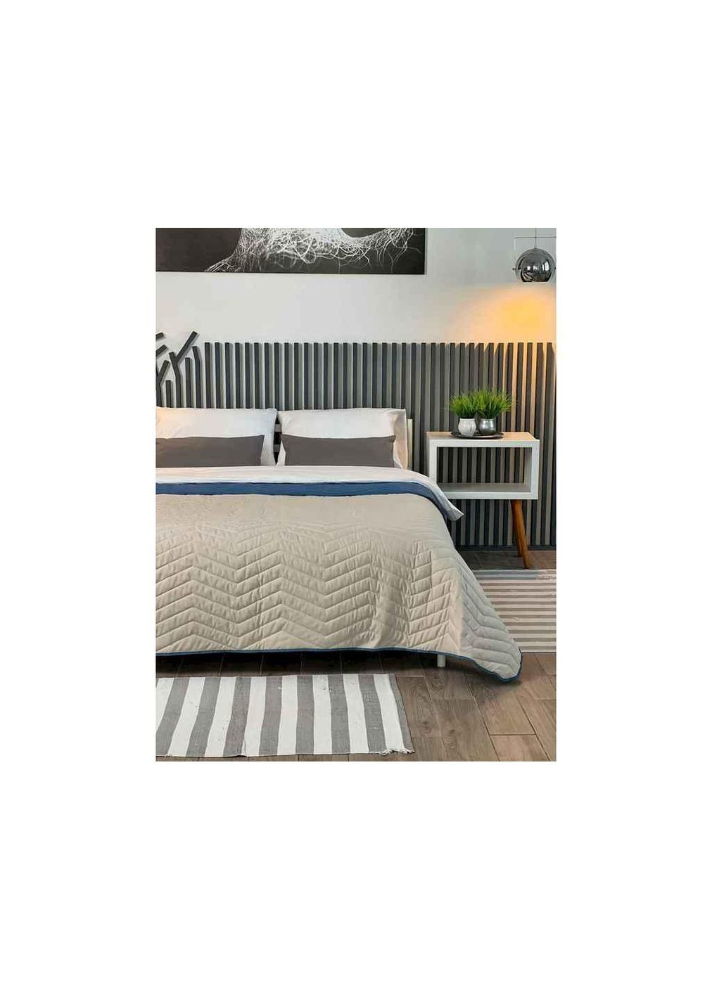 Покривало 1,40x2,15 DOUBLE FACE у сумці Infinity /Rainy Day ТМ ArCloud (325257625)