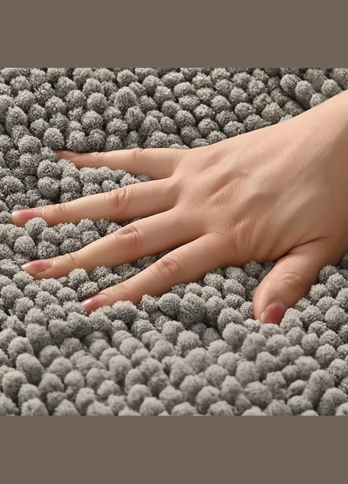 Коврик для ванной и душа коврик для ног в ванную комнату,микрофибра,атискользящий 50х80 см,"Bath" No Brand (346532723)