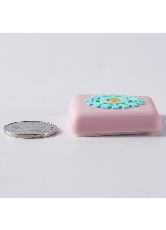 Антиударна накладка на стіну Білий штурвал FZJD4 Рожевий No Brand (368566442)