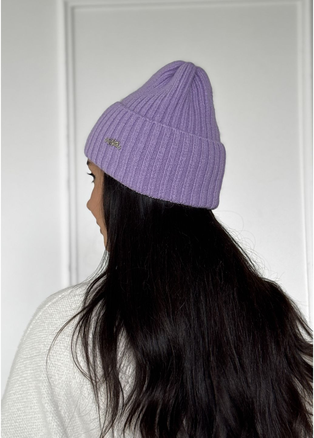Стильна жіноча шапка рельєфної в'язки INNOE Шапка (366092229)