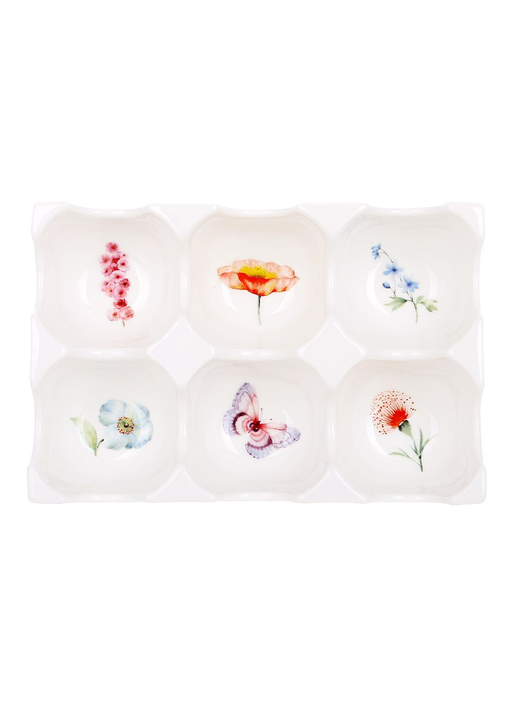 Подставка для яиц (6шт) Flower Garden, 15*10*3.5см No Brand (306815184)