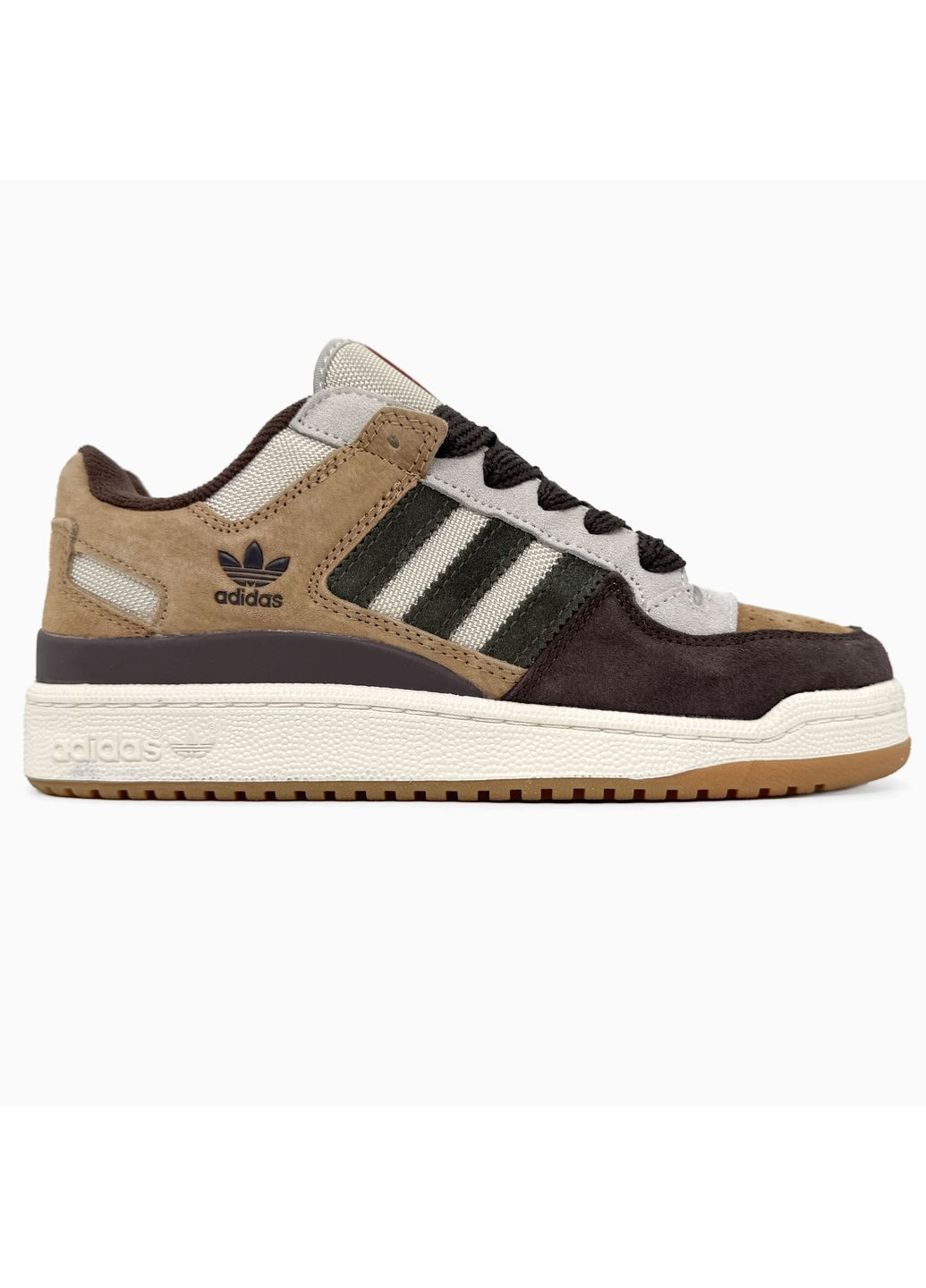 КРОСІВКИ ЖІНОЧІ ADIDAS FORUM 84 LOW BROWN АДІДАС ФОРУМ 84 No Brand комбіновані демісезони (369388552)
