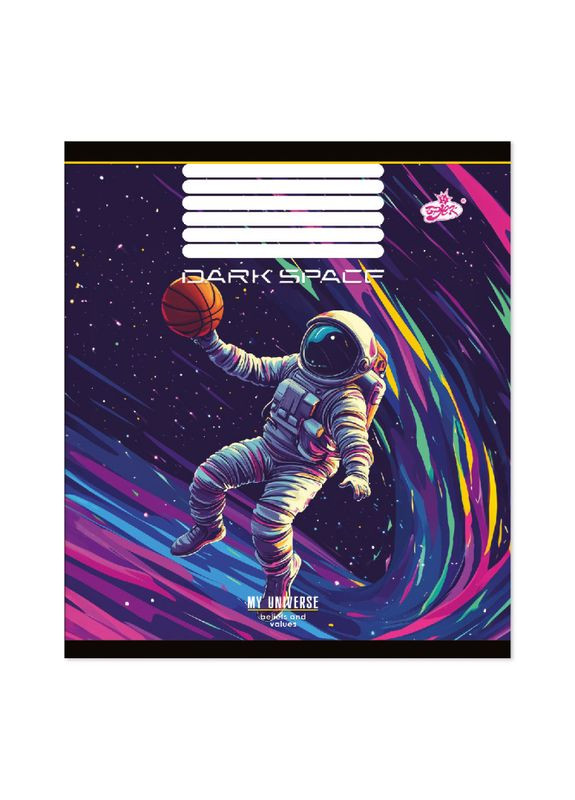 Зошит 48 арк. лінія " " / Темний космос Бріск (342418072)