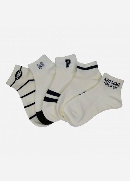 Набор женских носков коротких хлопковых Лана Sports punch 5 пар Ассорти No Brand (285793085)
