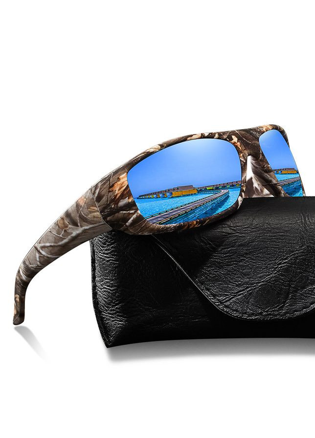 Солнцезащитные очки Pattern Blue sun glasses 1055 LANMO No Brand (361893948)