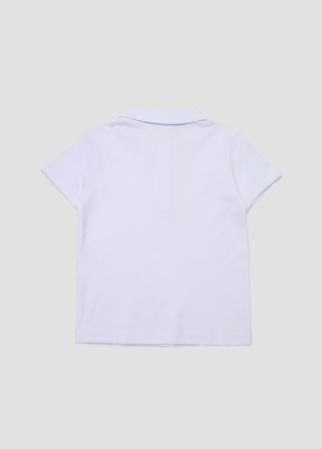 Белая детская футболка-футболка-поло с коротким рукавом для мальчика цвет белый цб-00276064 для мальчика Yuki